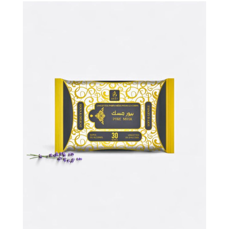 Lingettes sans Alcool Pure Musk | Nettoyage Doux