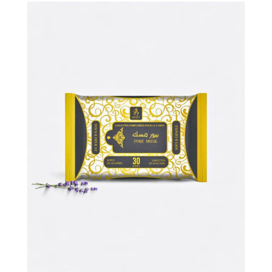 Lingettes sans Alcool Pure Musk | Nettoyage Doux