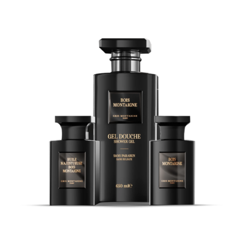 Coffret Bois Montaigne Gris Montaigne | Parfum Mixte Boisé